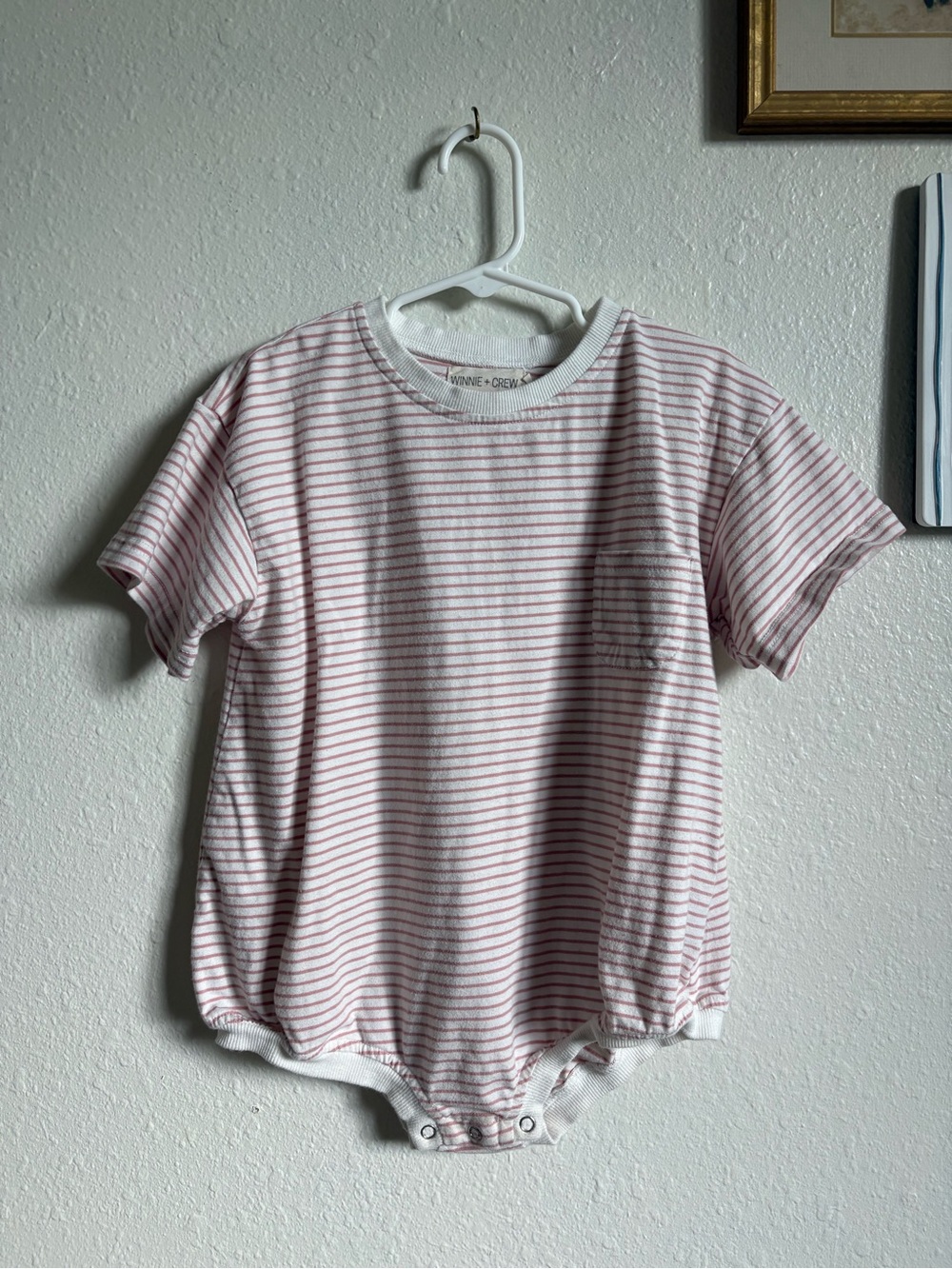 Winnie + Crew Striped 2t Romper
